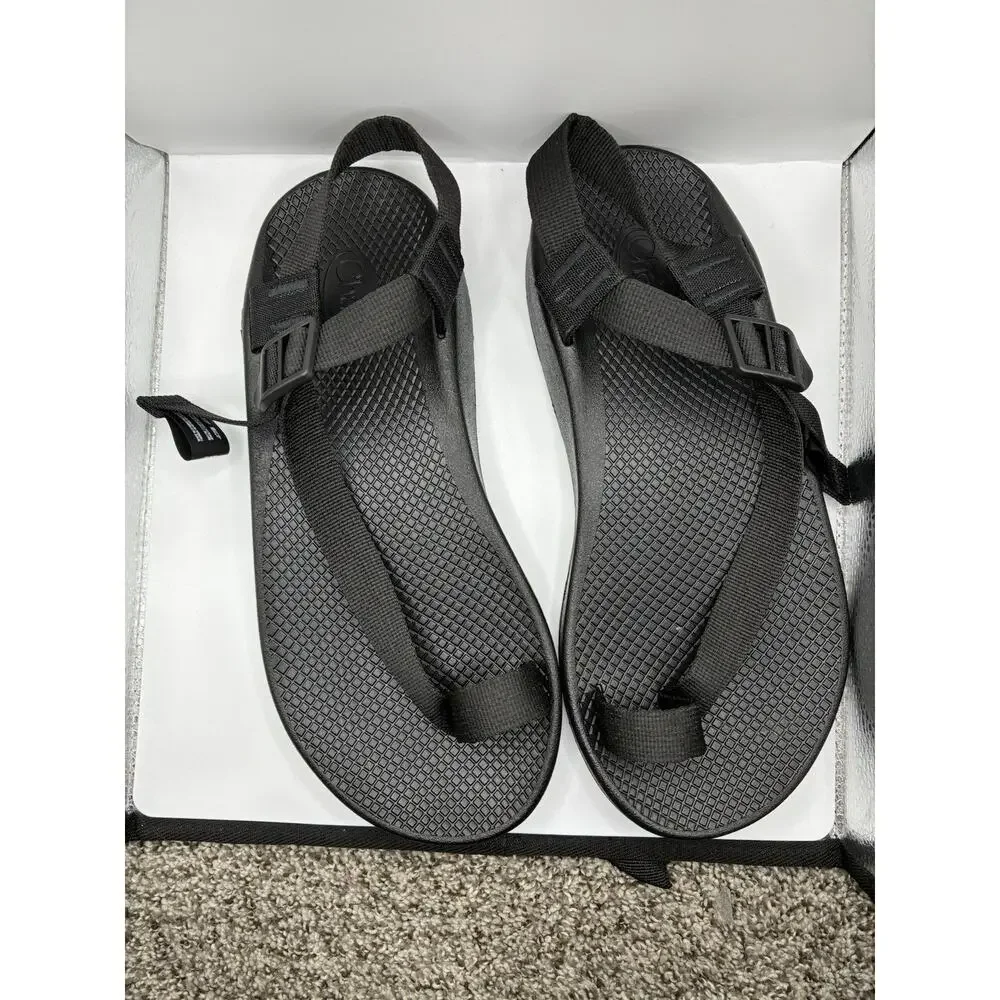 Chaco Bodhi Men’s Adjustable Strap Sandals Slides Black Size 9 new with box